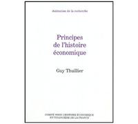 Principes De L'histoire Économique