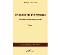 Principes de psychologie (volume 1) - Serge Nicolas - L'harmattan - broché - Etude
