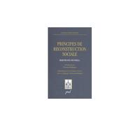 Principes de reconstruction sociale - Bertrand Russell - Presses De L'universite Laval - broché - Essai