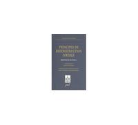 Principes de reconstruction sociale - Bertrand Russell - Presses De L'universite Laval - broché - Essai