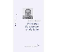 Principes de sagesse et de folie