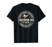 Principes de Taekwondo Arts martiaux coréens TKD Kick T-Shirt