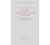 Principes du droit de la nature et des gens : Tome 1