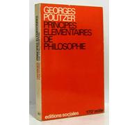 Principes élémentaires de philosophie