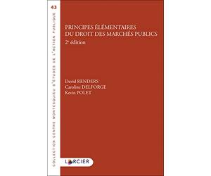 Principes élémentaires du droit des marchés publics