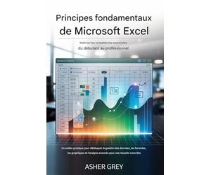 Principes fondamentaux de Microsoft Excel : maîtrisez les compétences essentielles du débutant au professionnel: Un atelier pratique pour débloquer la ... l'analyse avancée pour une réussite concrète