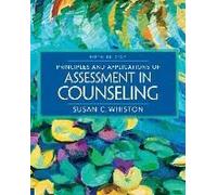 Principles And Applications Of Assessment In Counseling