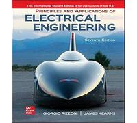 Principles and Applications of Electrical Engineering ISE by James Kearns Giorgio Rizzoni James Kearns (Auteur)