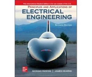 Principles and Applications of Electrical Engineering ISE by James Kearns Giorgio Rizzoni James Kearns (Auteur)