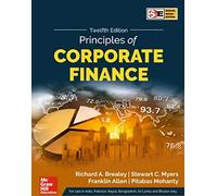 Principles Of Corporate Finance, 12Th Edition