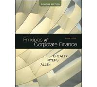 Principles of Corporate FinanceConcise 2nd Second edition byBrealey
