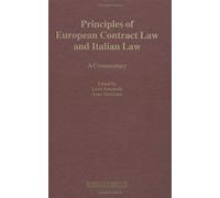 Principles Of European Contract Law And Italian Law