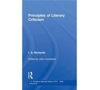 Principles of Literary Criticism V3 by John Constable Ivor Armstrong Richards, John Constable (Auteur)