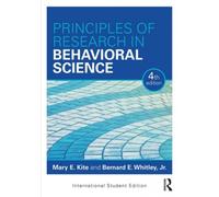 Principles Of Research In Behavioral Science