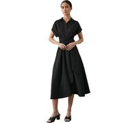 Principles - Robe midi nouée devant pour femme DH6407 (44 FR) (Noir)