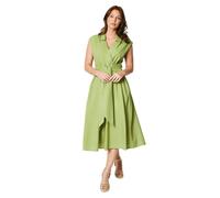Principles - Robe midi pour femme DH6686 (38 FR) (Chartreuse)