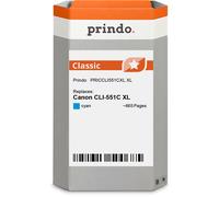Prindo Classic XL Cartouche d'encre Cyan Original PRICCLI551CXL