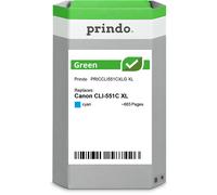 Prindo Green XL Cartouche d'encre Cyan Original PRICCLI551CXLG