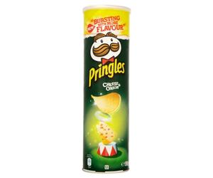Pringles Cheese and Onion Crisps 190 g (Pack of 6)