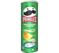 Pringles Crème Oignons 165 g - Lot de 6