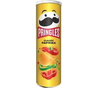 Pringles Classic Paprika Chips empilées au goût délicieusement épicé 165g