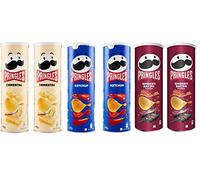 Pringles Lot de 2 sachets de ketchup + 2 Pringles Emmenthal Emmental 175 g 2 Smokey Bacon 175 g dans une boîte pratique + Polpa Italian Gourmet 400 g