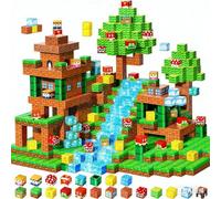 Prinhero Construction Magnetique Enfant - Cube Magnétique - Bloc de Construction MagnéTique - Jeux Magnetique Enfant - Jouet Halloween Cadeau Enfants 3 4 5 6 7 8 9 10 Ans