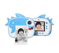 print camera HUIOP Appareil photo instantané pour enfants mignon 1080p Appareil photo numérique pour enfants de 12 MP Caméra d'impression instantanée pour enfants avec écran IPS de 2,4 pouces Zoom