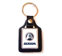 Print Corner Porte-clés Acier/Simili Cuir Luxury compatible avec - Aixam