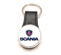 Print Corner Porte-clés Acier/Simili Cuir Road Runner compatible - Scania