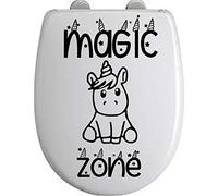 Print Corner Sticker Fun Abattant Toilette Licorne Magic Zone Unicorn