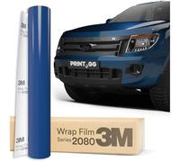 PRINT.GG Film Pour Voiture 3M 2080 Bleu Profond Brillant Métallisé G217, 152 x 20 cm, Car Wrapping Film, Covering Voiture Film Autocollant Moto Adhésif Pour Voiture, Moto, Vélo, Bateau, Deco Voiture