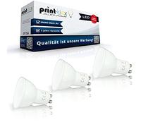 Print-Klex GmbH & Co.KG Lot de 3 ampoules LED GU10 6 W 4000 K blanc neutre ampoule spot non dimmable