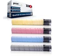 Print-Klex Lot de 4 cartouches de toner compatibles avec Konica Minolta C 258 Bizhub C 308 Bizhub C 368 C258 C308 C368 A8DA150 A8DA450 A8DA350 A8DA250 TN319 TN-319 Noir Cyan, magenta, jaune. Série