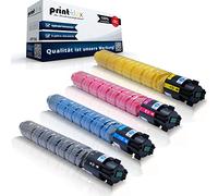 Print-Klex Lot de 4 cartouches de toner compatibles avec Ricoh Aficio MP C 300 MP C 300 ht MP C 300 hw MP C 300 sr 842038 842039 842040 842041 Noir Bleu Rouge Jaune