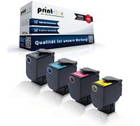 Print-Klex Lot de 4 cartouches de toner XL compatibles avec Lexmark MC 2325 adw MC 2425 adw MC 2535 adwe MC 2640 adwe C2320K0 C2320C0 C2320M0 C2320Y0 BKCMY