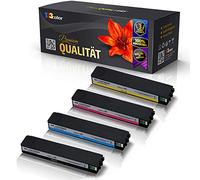 Print-Klex Lot de 4 Cartouches d'encre compatibles pour HP PageWide Enterprise Color Flow MFP586 f Color Flow MFP586 z Managed Color Flow MFP J3M71A J3M68A J3M69A J3M70A BKCMY Office Quantum Serie