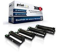 Print-Klex Lot de 4 tambours compatibles avec Brother MFC-L3710CW MFC-L3730CDN MFC-L3750CDW MFC-L3770CDW DR243 DR243CL DR 243CL DR-243CL BK C M Y Tambour d'image - Office Li