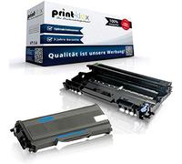 Print-Klex Toner et tambour compatibles avec Brother TN2120 & DR2100 MFC 7320 MFC 7320 W MFC 7340 MFC 7440 N MFC 7440 W MFC 7840 W TN-2120 TN 2120 DR-2100 DR 220 à partir de 100 heures. Série Office