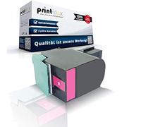 Print-Klex Toner pour Lexmark CX317 CX317dn CX417de CX517de 71B20M0 71B0030 Rouge/magenta