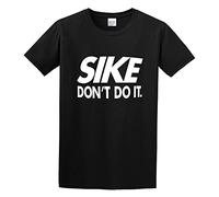 Print Sike Dont Do It All-Match Black and White Photo Painting Sports Competition Nightclub T-Shirt Black S