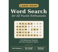 Print Word Search for All Puzzle Enthusiasts: 100 Relaxing Puzzles for the Young at Heart