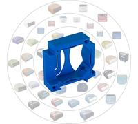 Print Worth 3D Allstar Adaptateur universel pour rail DIN / adaptateur mural pour tous les 60 shellys (peut être monté) : 1,1PM, 2PM, obturateur, 1L, 2L, EM, i4, variateur, RGBW (Wave/Plus, G3, G4) et