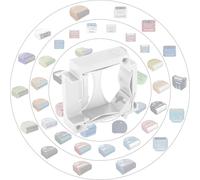 Print Worth 3D Support de rail DIN / adaptateur pour tous les actionneurs Shelly (montables sur boîte) à monter sur un rail DIN de 35 mm (blanc, 1)