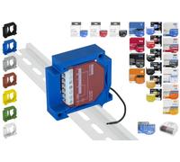 Print Worth 3D Support mural universel « Allstar » pour toutes les coques 60 (montables) : 1,1PM, 2PM, volette, 1L, 2L, EM, i4, variateur, RGBW (Wave/Plus, G3, G4) et Nous/GLEDOPTO (bleu, 1)
