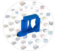 Print Worth 3D Support mural universel « Allstar S » pour tous les actionneurs Shelly (montables sur boîtes) et bien d'autres - Pour le montage sur rail DIN de 35 mm ou sur les murs (bleu (P), 1)