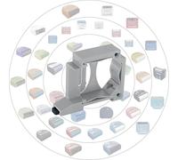 Print Worth 3D Support mural universel « Allstar S » pour tous les actionneurs Shelly (montables sur boîte), et bien d'autres, pour montage sur rail DIN de 35 mm ou sur les murs (gris, 1)