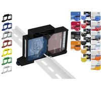 Print Worth PWG3-Dual Support de rail 3D pour 32 coques : 1,1PM,2PM,Shutter,1L,2L,EM,i4,i4DC,i4LR,Dimmer,Dimmer Dali,RGBW PM (Wave/Plus,G3,G4) (Noir-Prime)