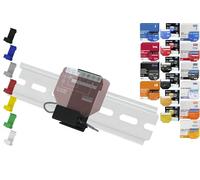 Print Worth PWG3-Flat Support de rail 3D pour 32 coques : 1,1PM,2PM,Shutter,1L,2L,EM,i4,i4DC,i4LR,Dimmer,Dimmer Dali,RGBW PM (Wave/Plus,G3,G4) (Noir-Prime)