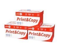 print24 Lot de 15 000 feuilles de papier pour imprimante et photocopieur 30 x 500 feuilles A4 blanc brillant CIE 160 certifié PEFC